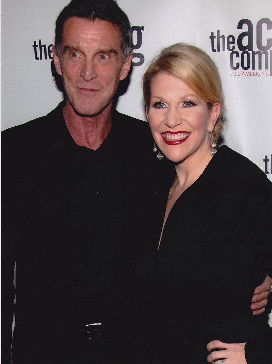 With actor John Glover, the creator of 