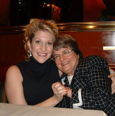 New York City, NY.  Ah, one of my very favorite photos because it is with the dynamic, inspiring, astonishing Sr. Helen Prejean. This was after my NY Recital Debut at Fiorello's: she took time out of her crazy schedule to attend, because I was singing Jake Heggie's cycle, 