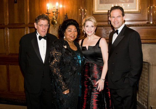 Backstage, Opera News Awards.  Philip Glass, Martina Arroyo, and Gerald Finley. Sadly, Shirley Verrett was absent that evening due to ill health, but was surely in everyone's hearts as we paid tribute to her grand artistry as well.  November, 2009