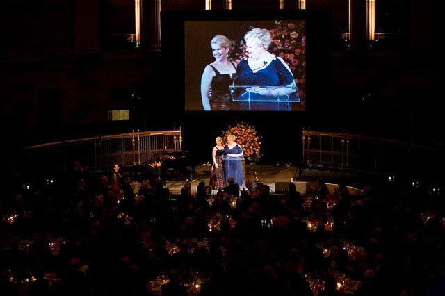 Backstage, Opera News Awards.  Now if we could only share the stage together singing!! What a magical night!  November, 2009