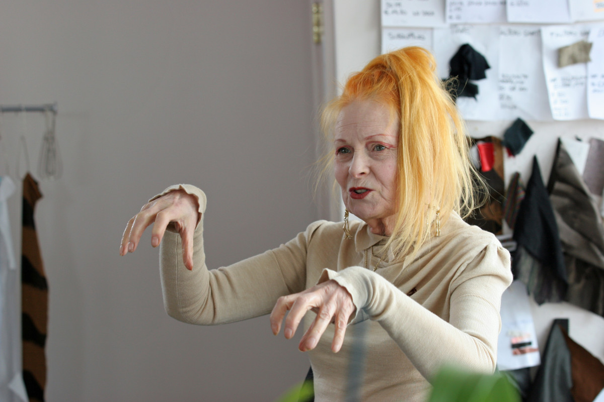 Dame Vivienne Westwood gave such a lively interview, and I find myself still contemplating her charge about how culture will be the savior of our society moving forward.  ©Ralf Pleger