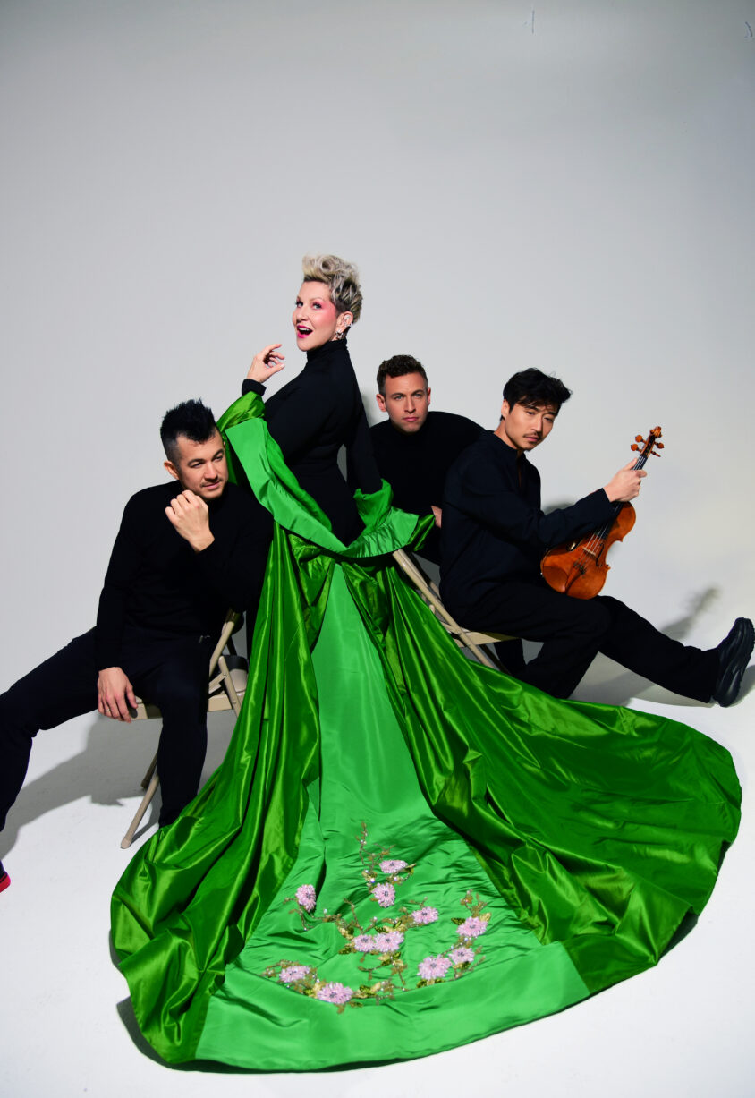 Joyce DiDonato and Time for Three. Photo: Shervin Lainez
